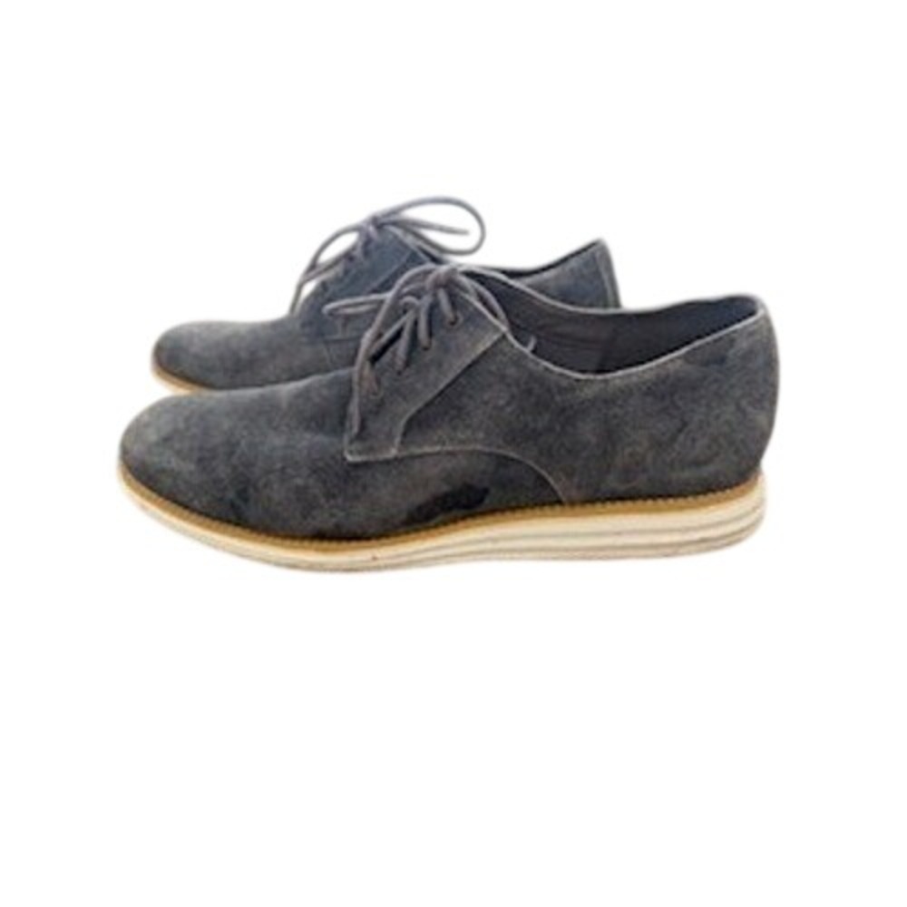 Cole Haan Original Grand Gray Suede Oxford Shoes Men's 11‎